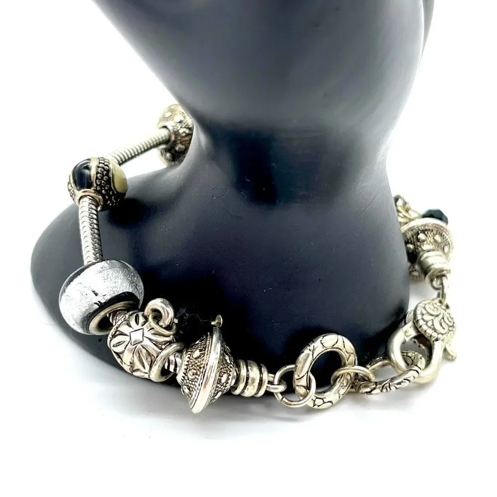 Silver Plated Charm Bracelet